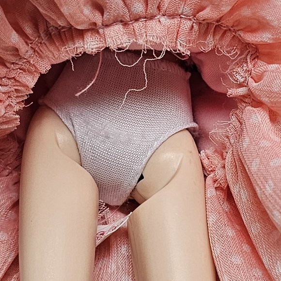 Pink Cuerpo Kurhn Mickey Minnie Mouse Doll Pink Dress Pearl Necklace Fashion - Picture 15 of 15